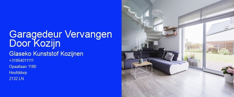 Garagedeur Vervangen Door Kozijn